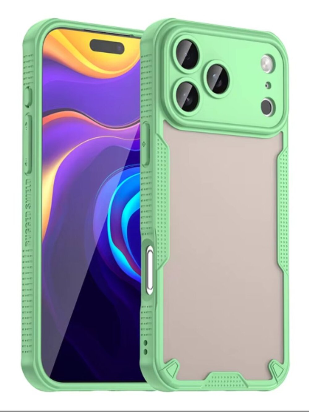 iPhone 17 Pro Hybrid Translucent Case Shockproof Bumper Slim New With Tags